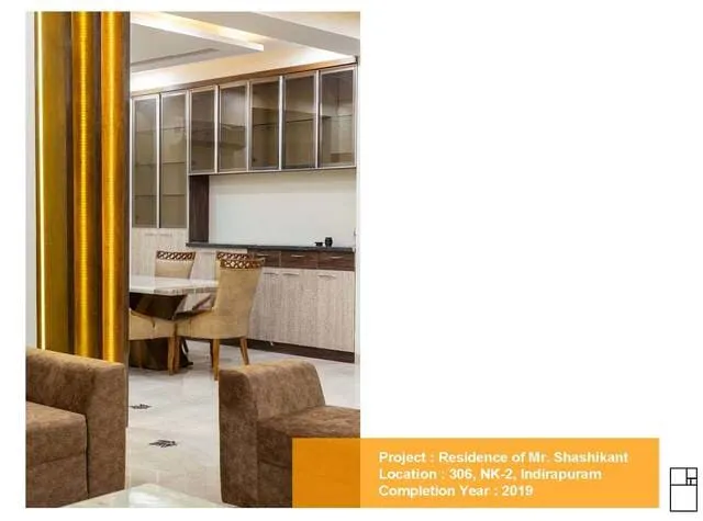 PROJECT : RESIDENCE OF MR. SHASHIKANT LOCATION :306,NK-2, INDIRAPURAM COMPLETION YEAR : 2019