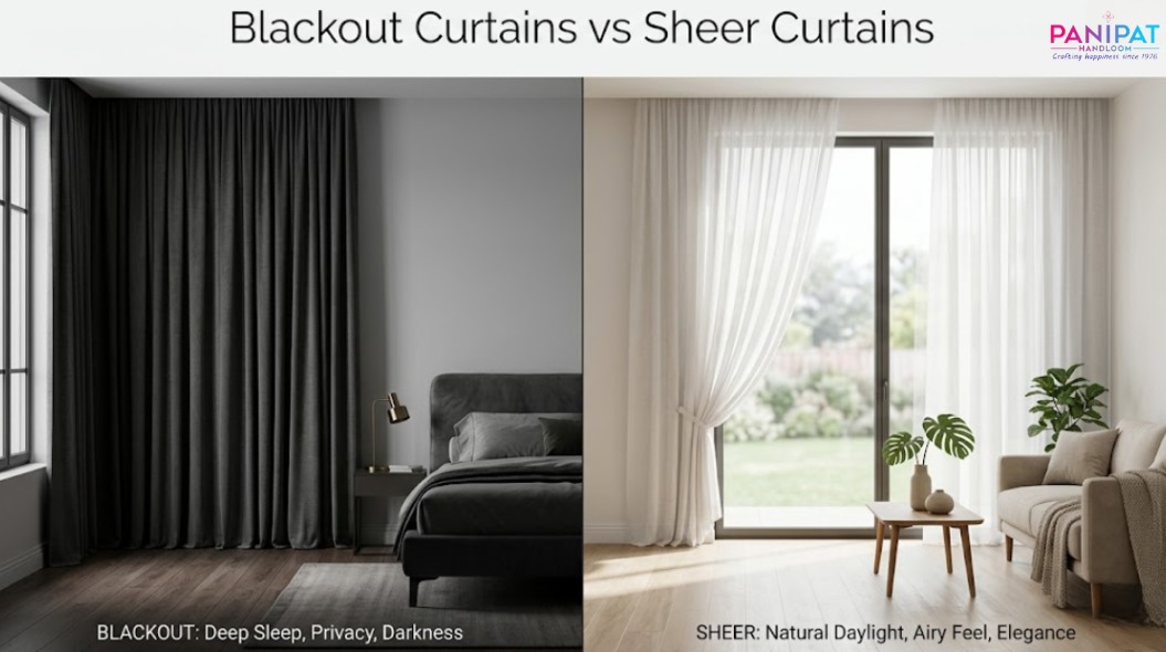 Blackout Curtains vs Sheer Curtains: Which Should You Choose