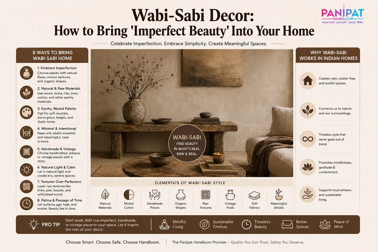 Wabi-Sabi Decor: How to Bring 'Imperfect Beauty' Into Your Home