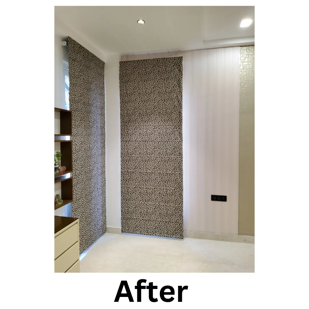 Wallpaper installed at Faridabad
