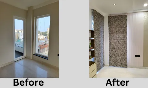 Curtains Installed at Faridabad