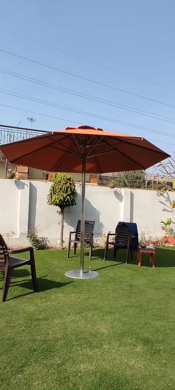 Umbrella installed
