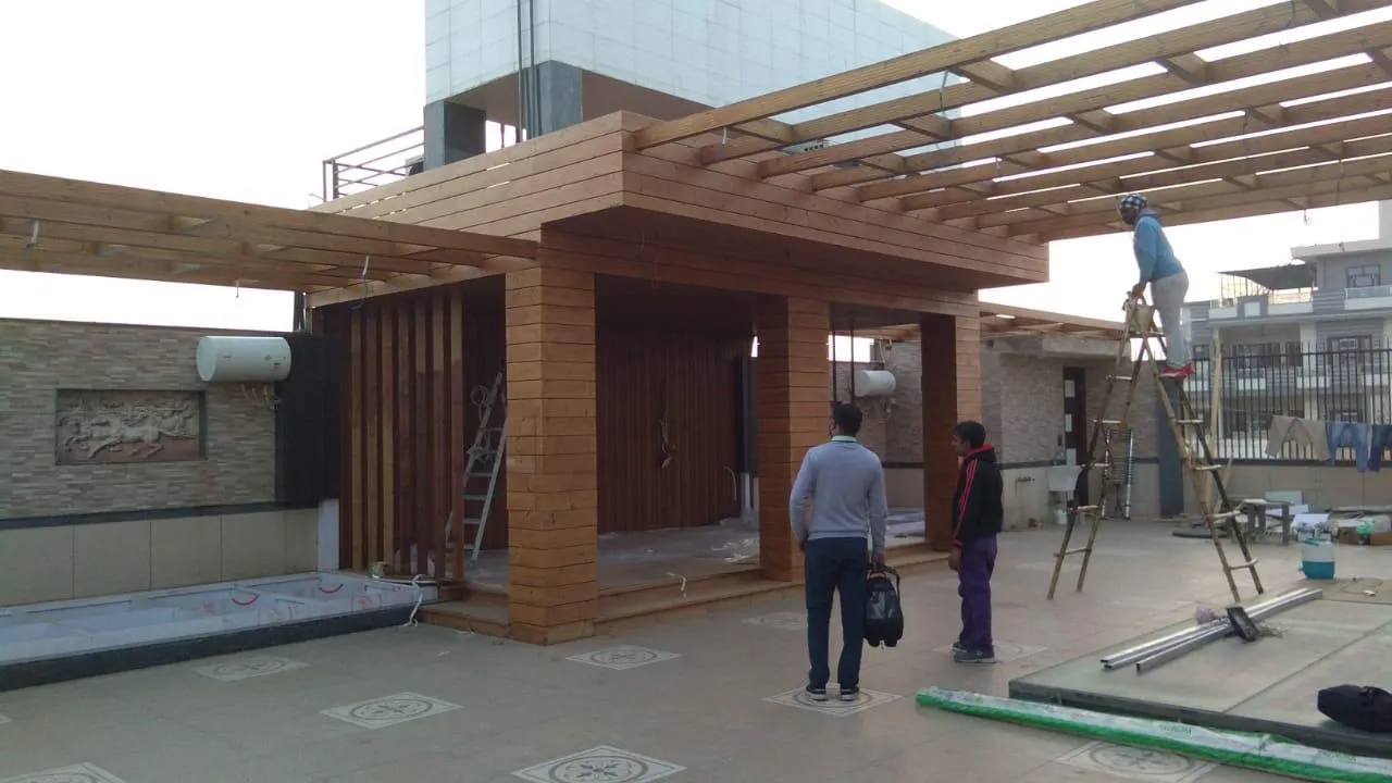 Pergola installed at Ranchi