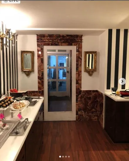 Beautiful Door created by acrylic marble sheet and acrylic marble mouldings