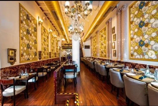 Acrylic marble sheet and acrylic marble mouldings installed at Cannaught place Delhi