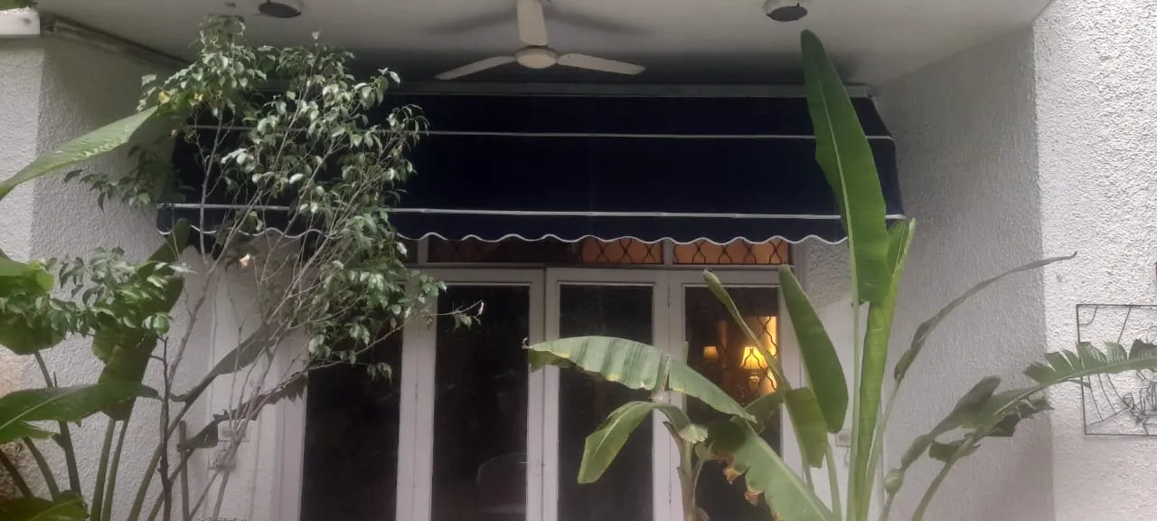 Awning installation at Ishwar Nagar