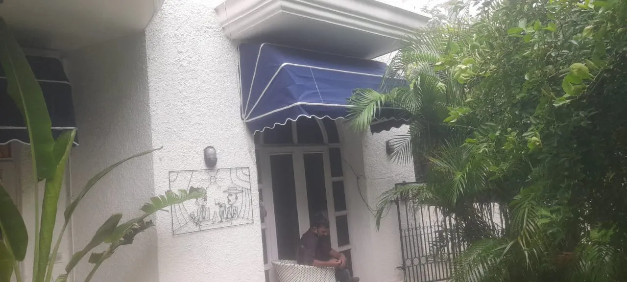 Awning installation at Ishwar Nagar