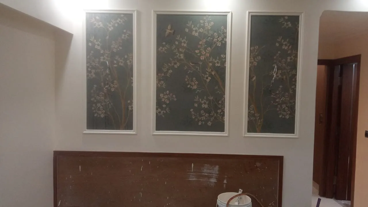 Customised wallpaper installed at Noida