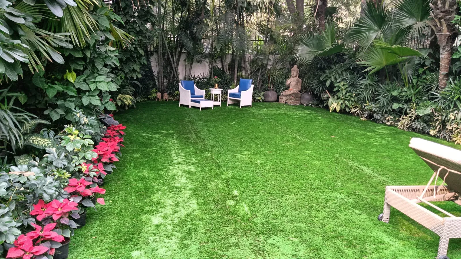 Grass installed at sunder nagar