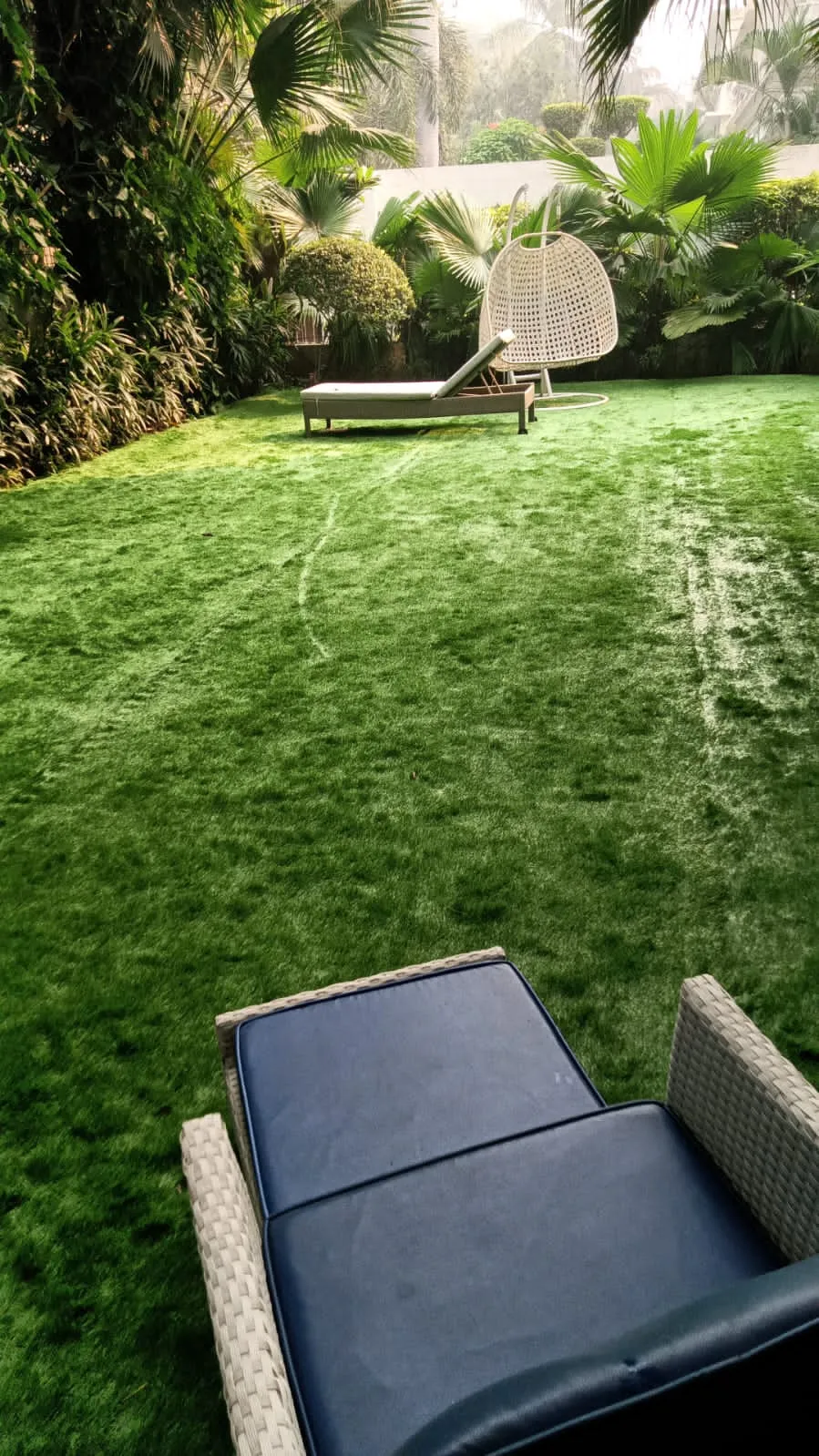 Grass installed at sunder nagar