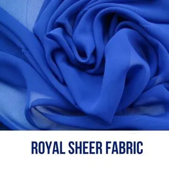 AP: Pure Royal  Sheer  Fabric