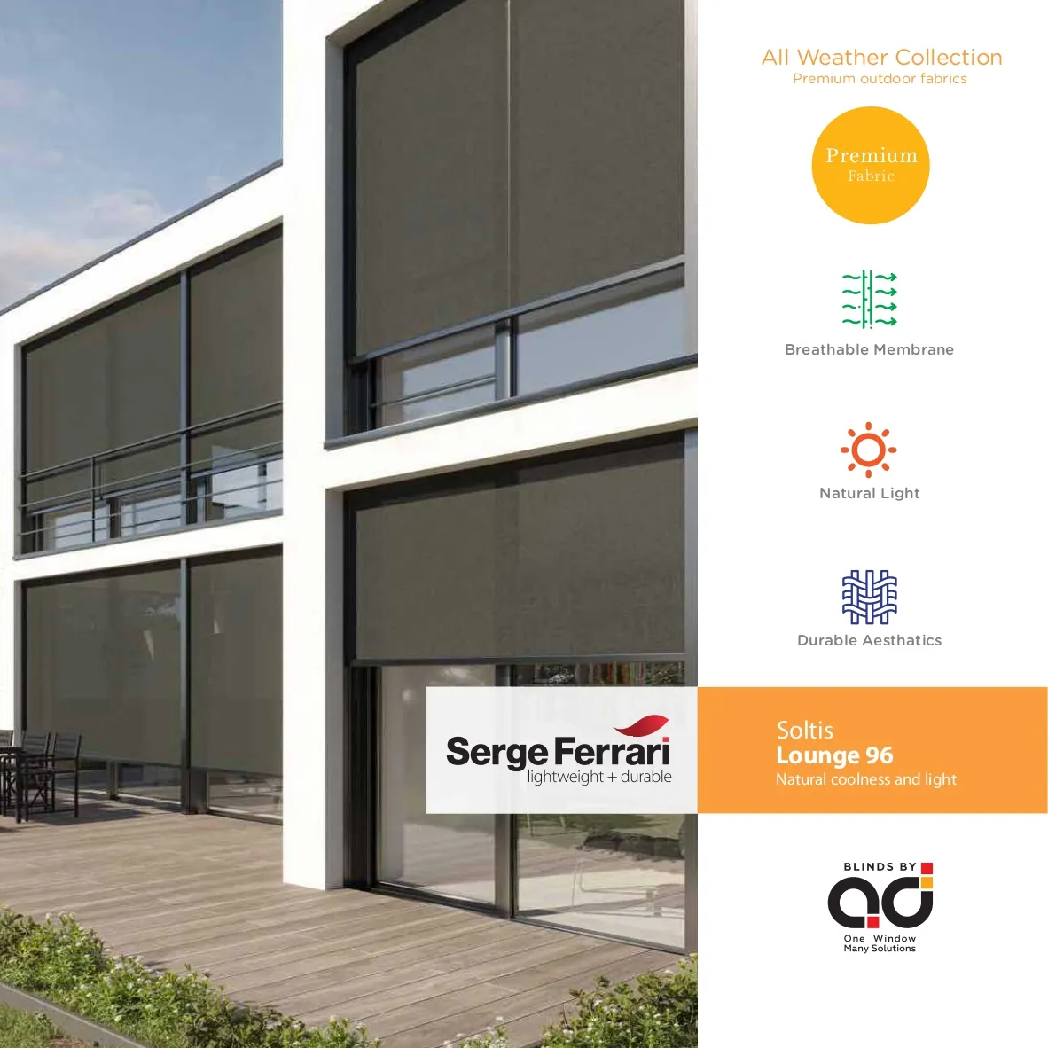 Exteriors Roller Serge Ferrari Blind