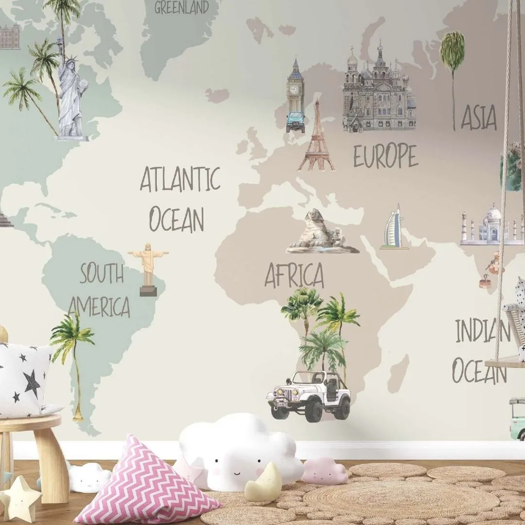 Green World | Kids Wallpaper Collection