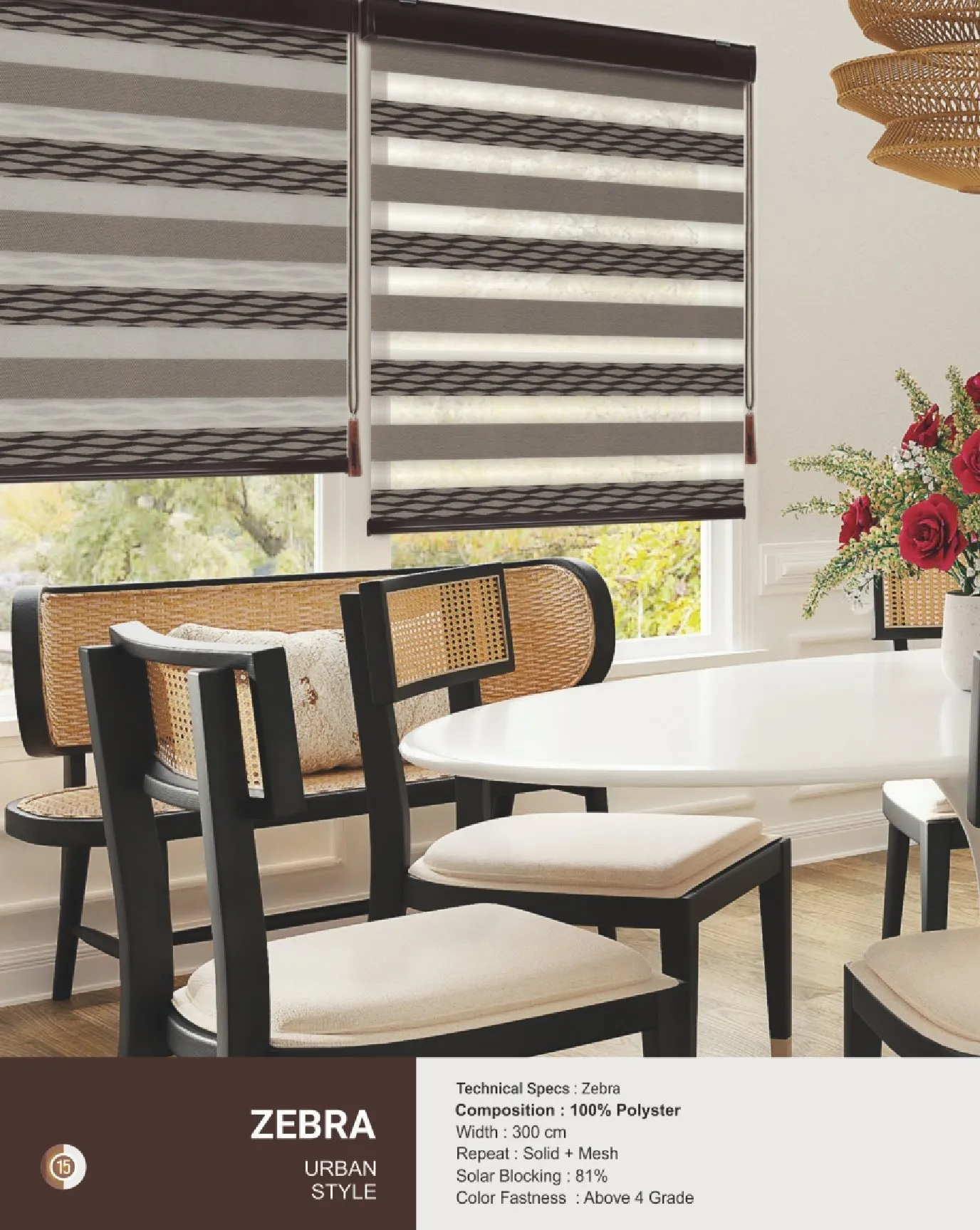 Johnson Zebra Window Blinds – URBAN STYLE