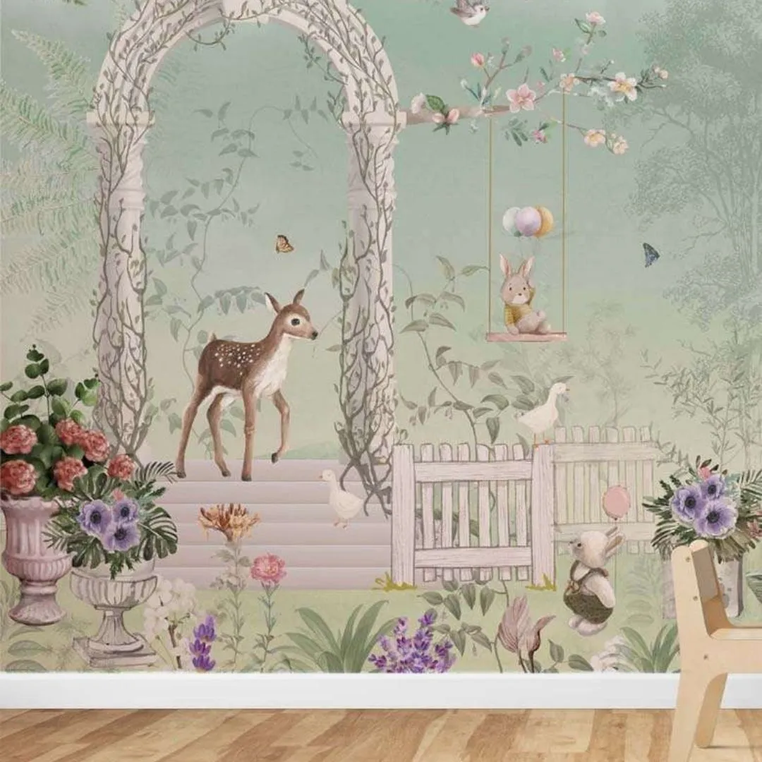 Wildlife Archway | Kids Wallpaper Collection