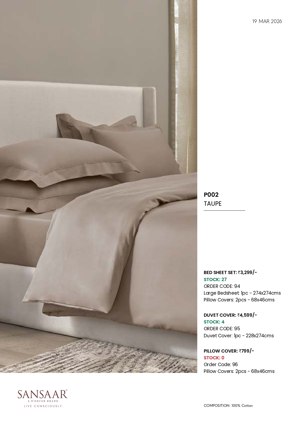 P002 TAUPE