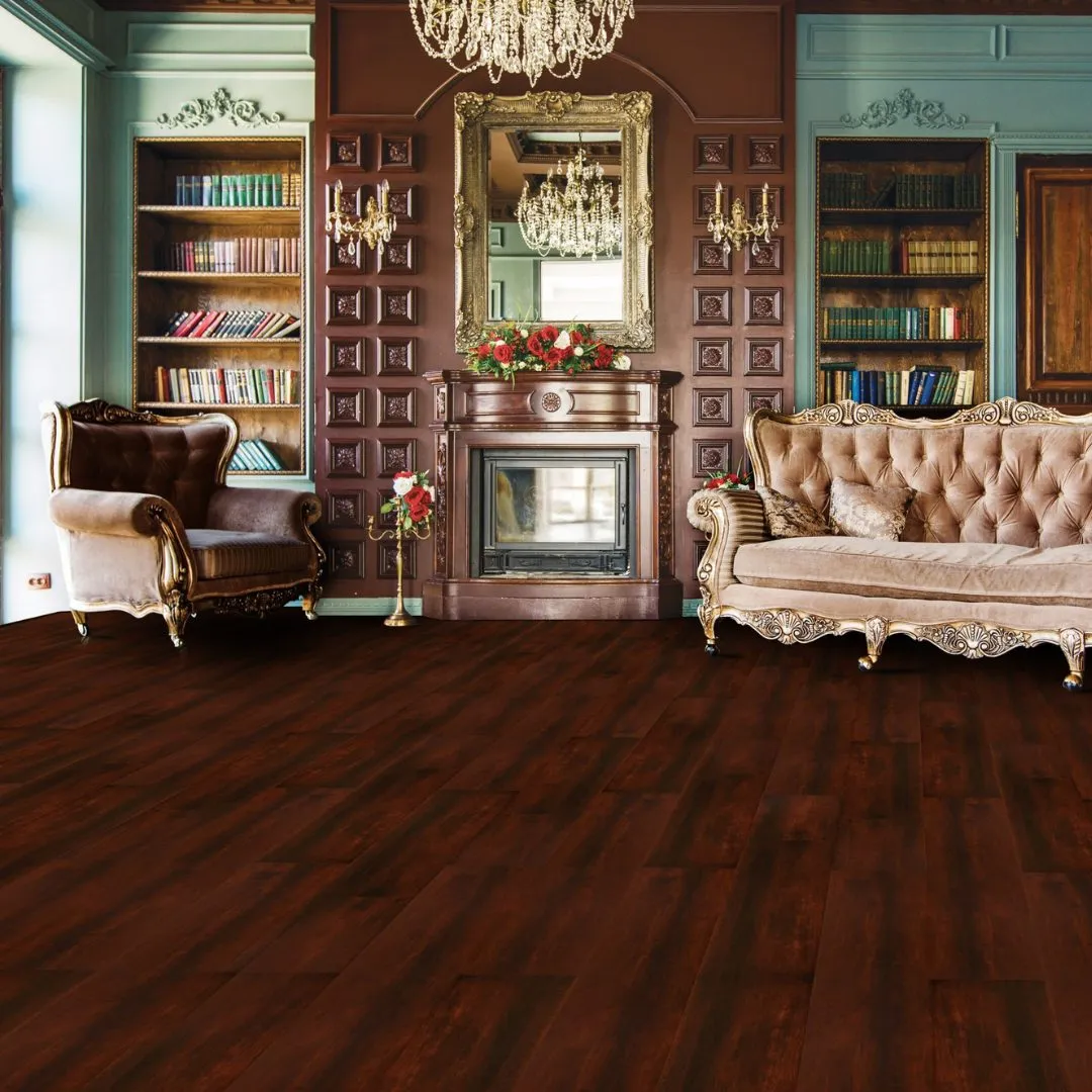 #1003 Bubinga Tropical Sound Comfort Flooring | Premium Acoustic Elegance