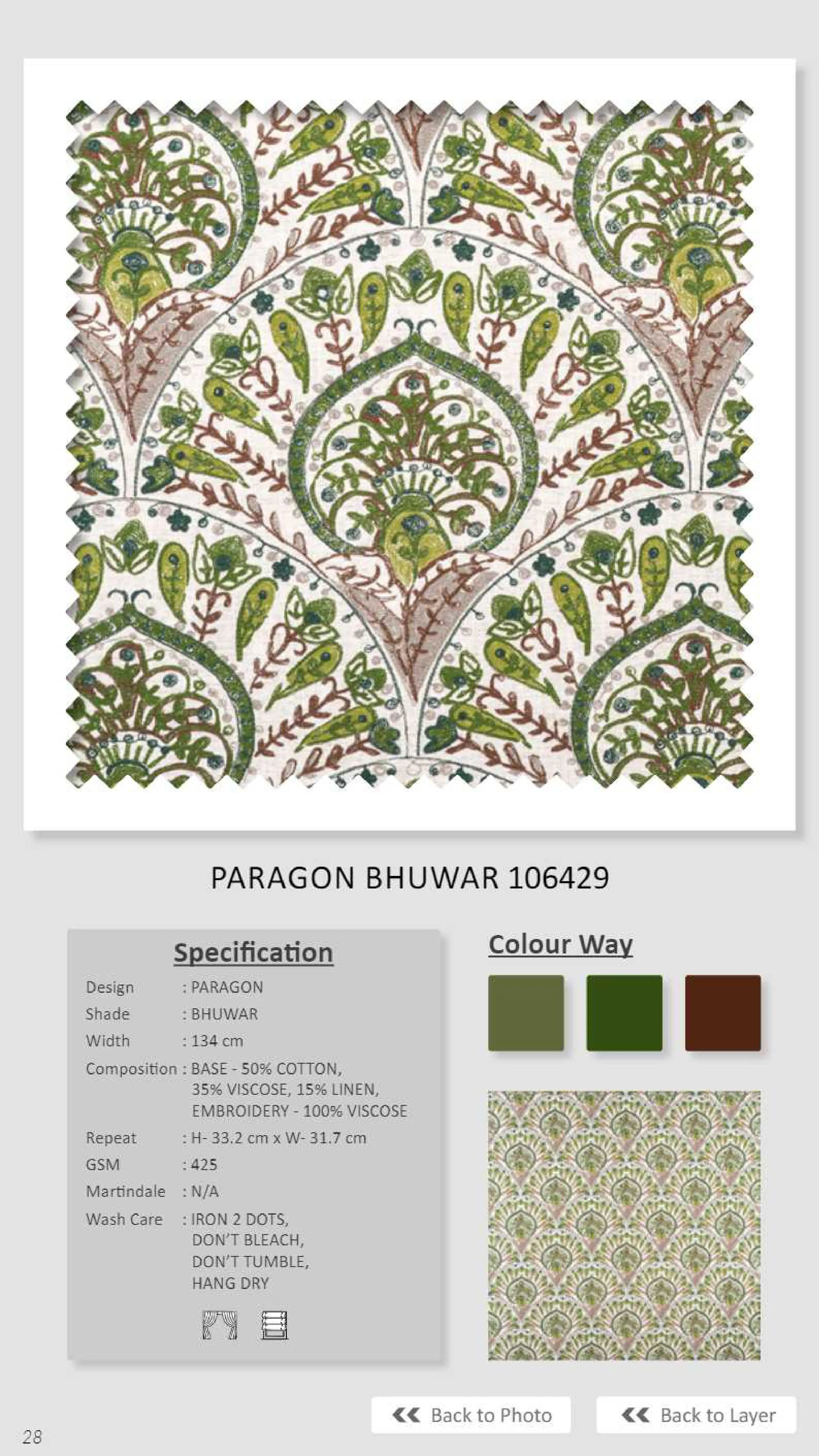 Dale Paragon Bhuwar 106429 Linen Fabric – Premium Quality