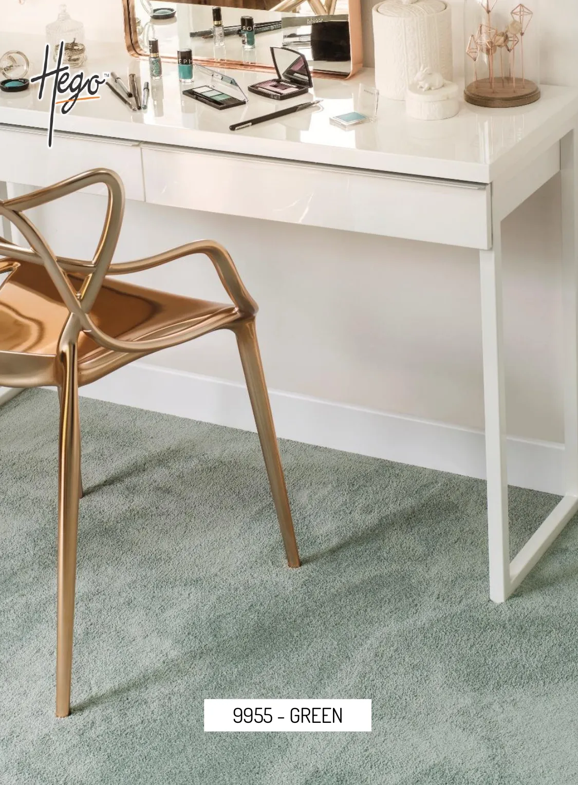 9955 - GREEN Hego Shine Carpet Roll - Durable and Stylish Flooring