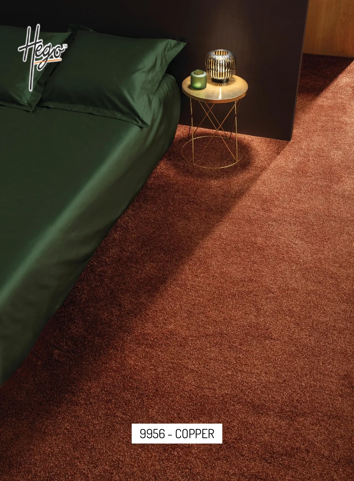 99556- COPPER Hego Shine Carpet Roll - Durable and Stylish Flooring