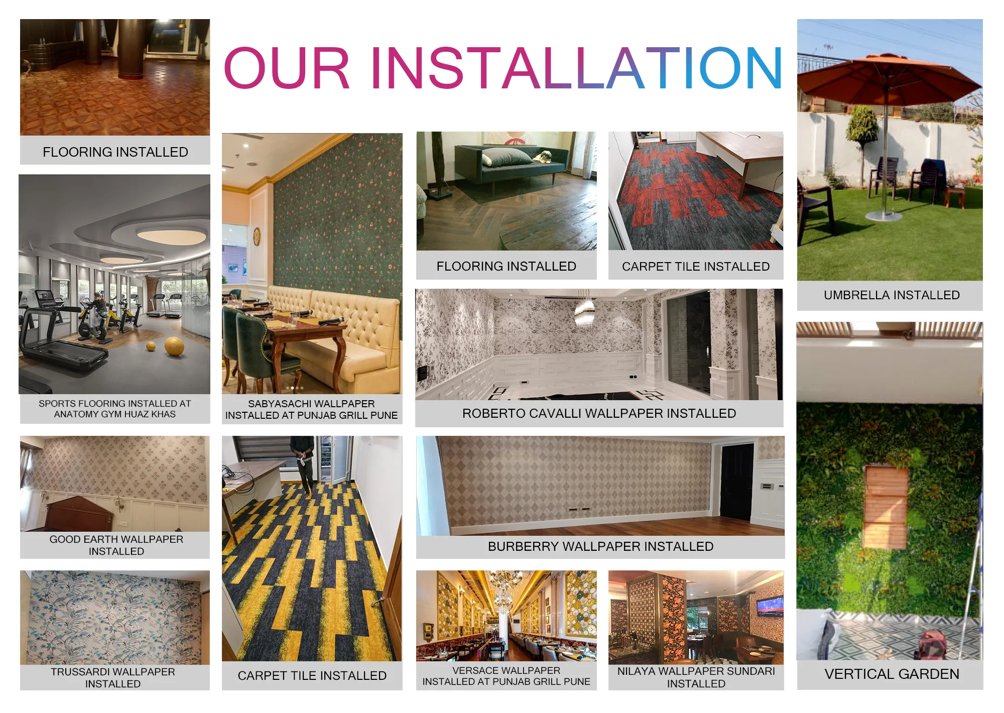 Our Installations - The Panipat Handloom Emporium